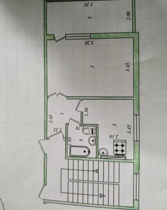 Продаётся квартира 1в2 Юнусабад 13 кв