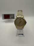 Ceas Gucci G-timeless (ETA) Patterned Dial Bracelet Watch Gold Plated.