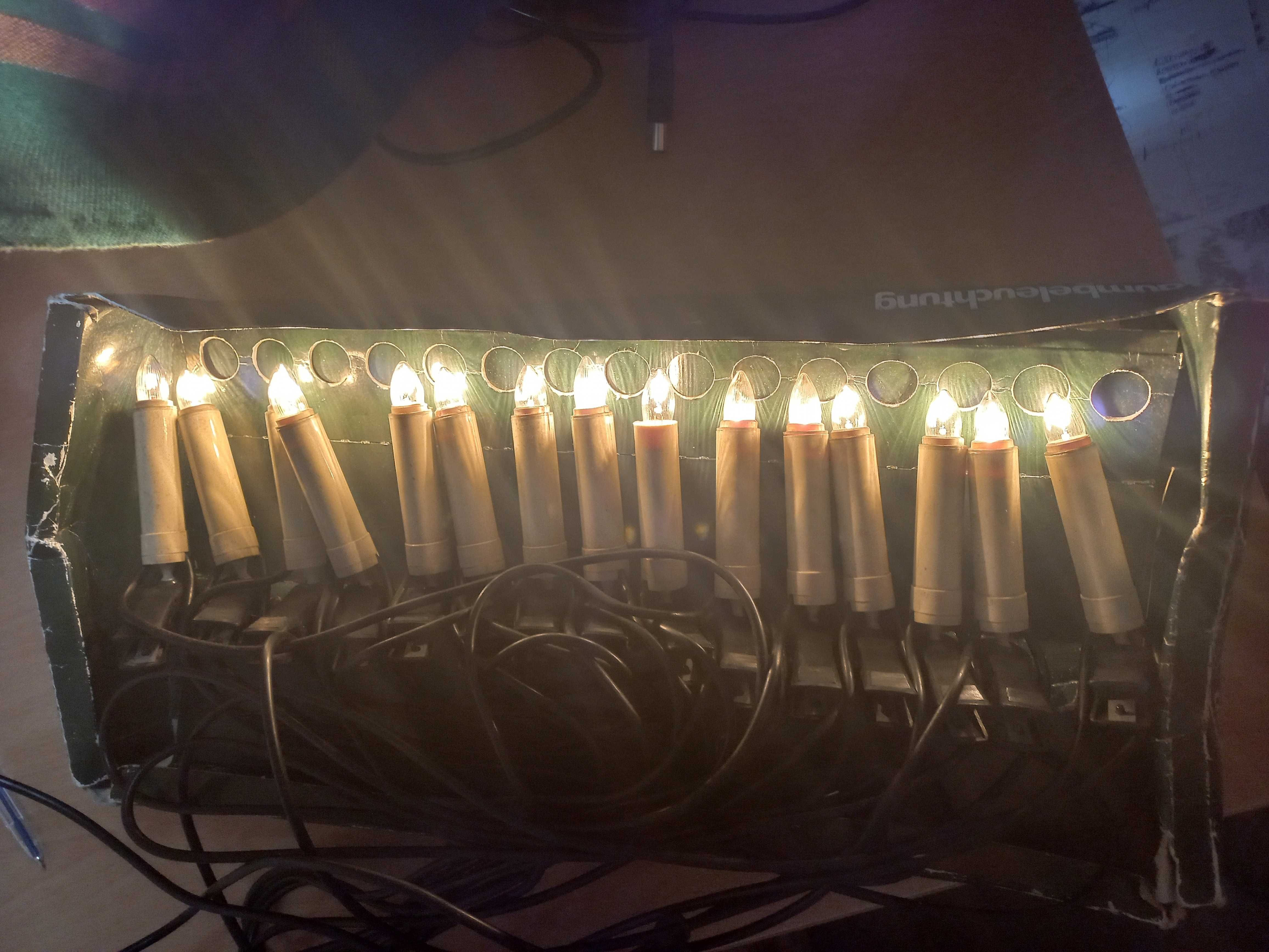 15 лампички светещи свещи от соца