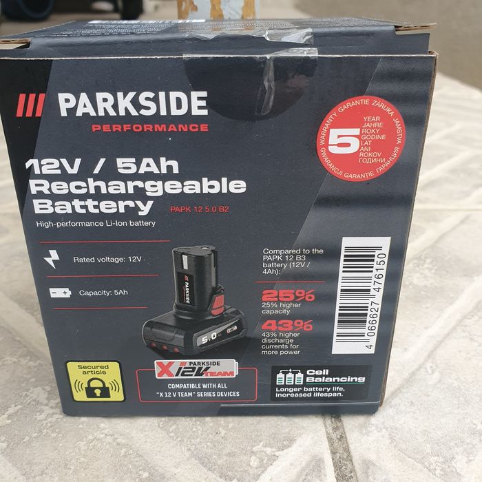 Acumulator 12v 5Ah Parkside Performance