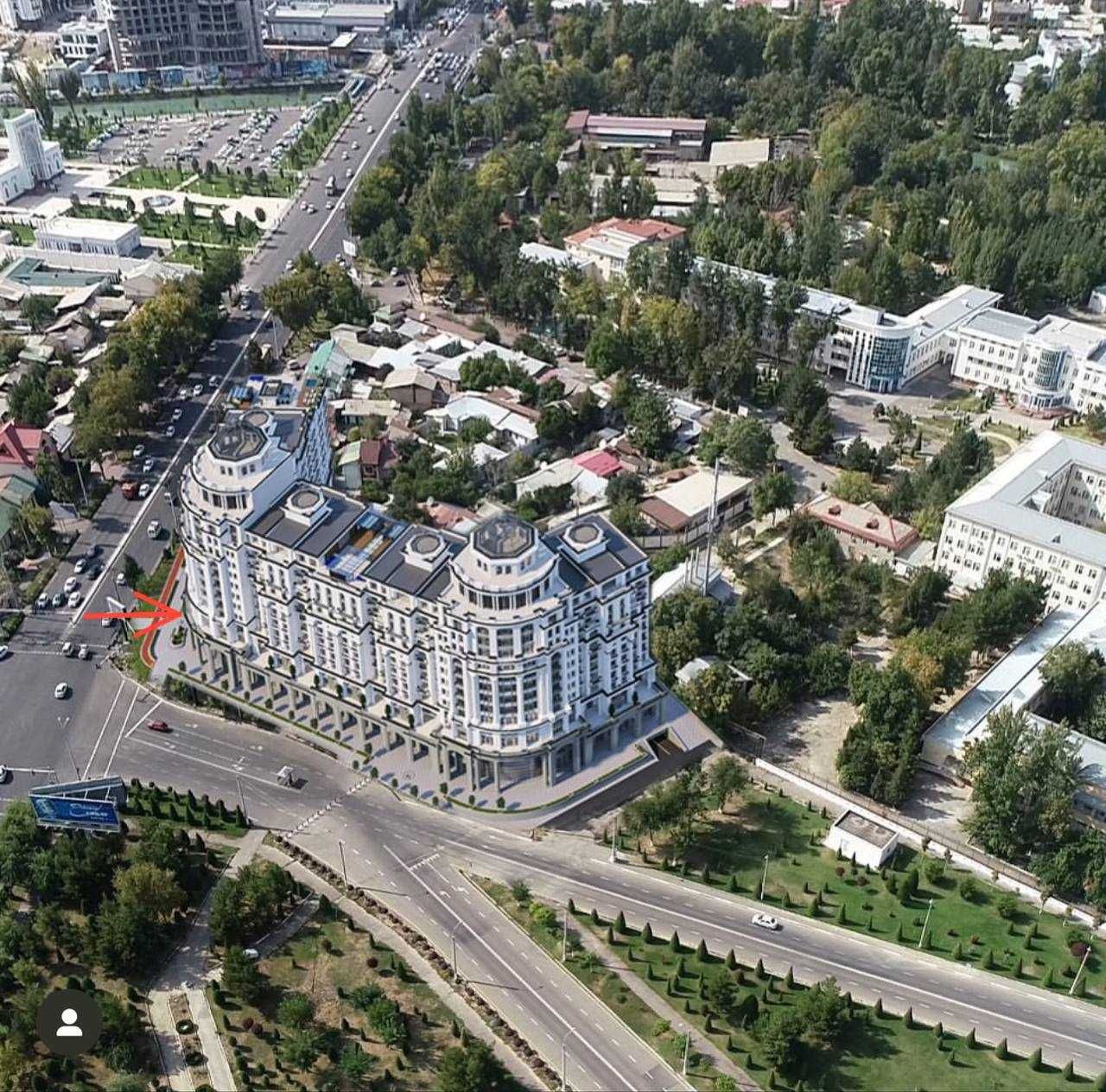 Metropol 80м2 white box стяжка теплый пол, ориентир мечеть Минор