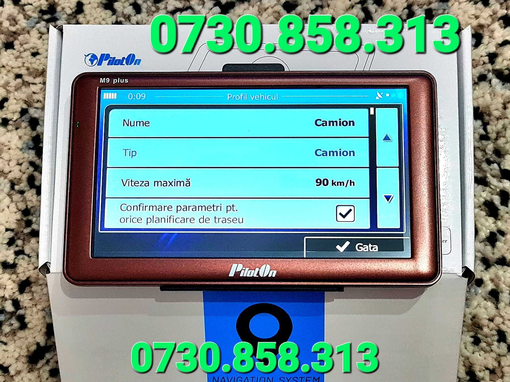 Gps camion PILOT ON M.9 plus  harti 2023 Gps Pilot M 9 plus