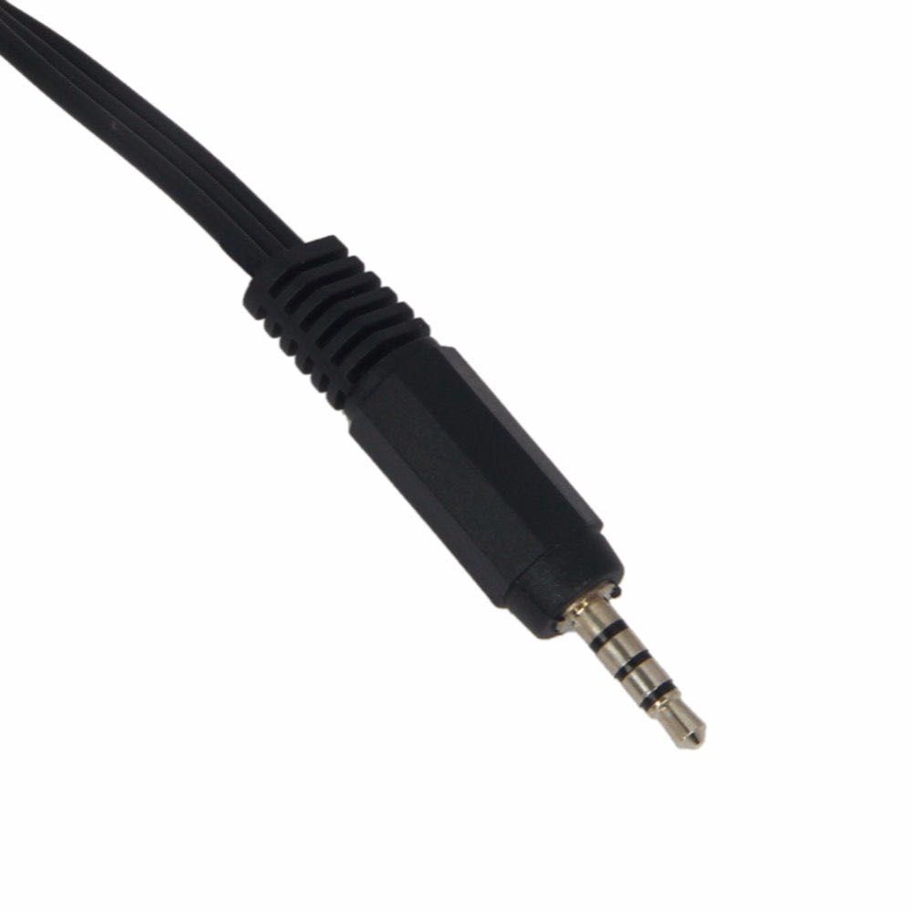 Cablu AV, audio video, jack 3.5mm tata 4 cai la 3 RCA tata, cod 229
