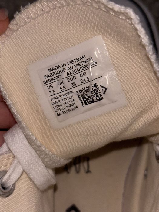 Бели кецове Converse all stars