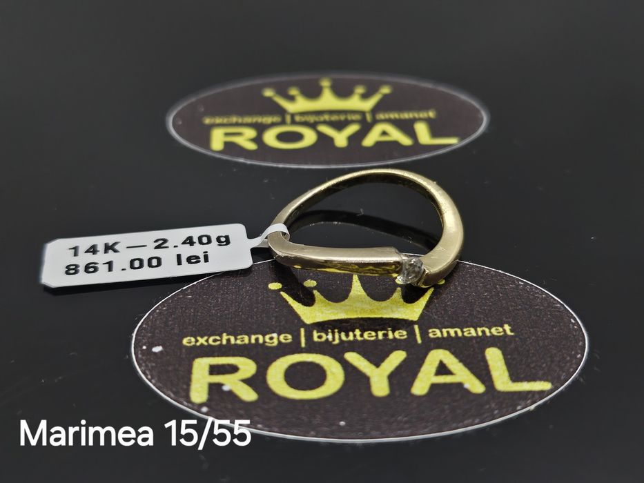Bijuteria Royal: Inel aur 14k/2.40 gr