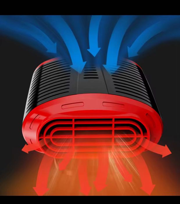 ТОП Керамична Печка Духалка Парно За Кола Автомобил 12v + Вентилатор