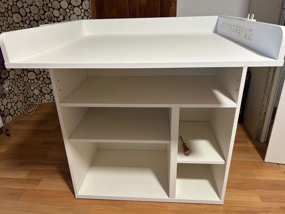 Masă înfasat alba 90x79x100