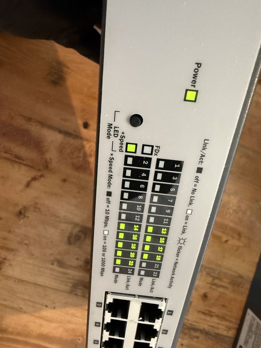 Switch gigabit HP ProCurve 1400-24G  J9078A 24 porturi cu
