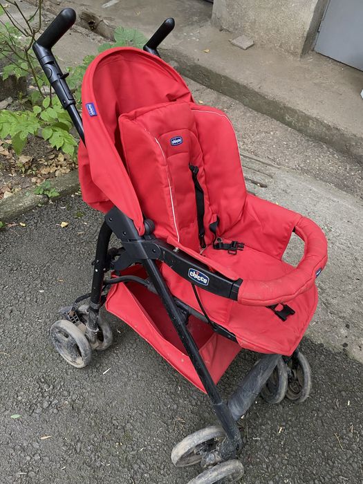 Carucior 3 in 1 Chicco Trio Sprint, Rosu