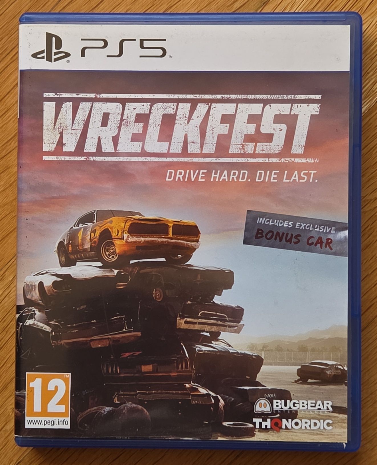Wreckfest PS5 Playstation 5 Плейстейшън диск игра PS коли състезание