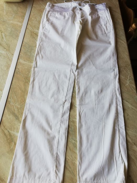 Дамски нови бели панталони