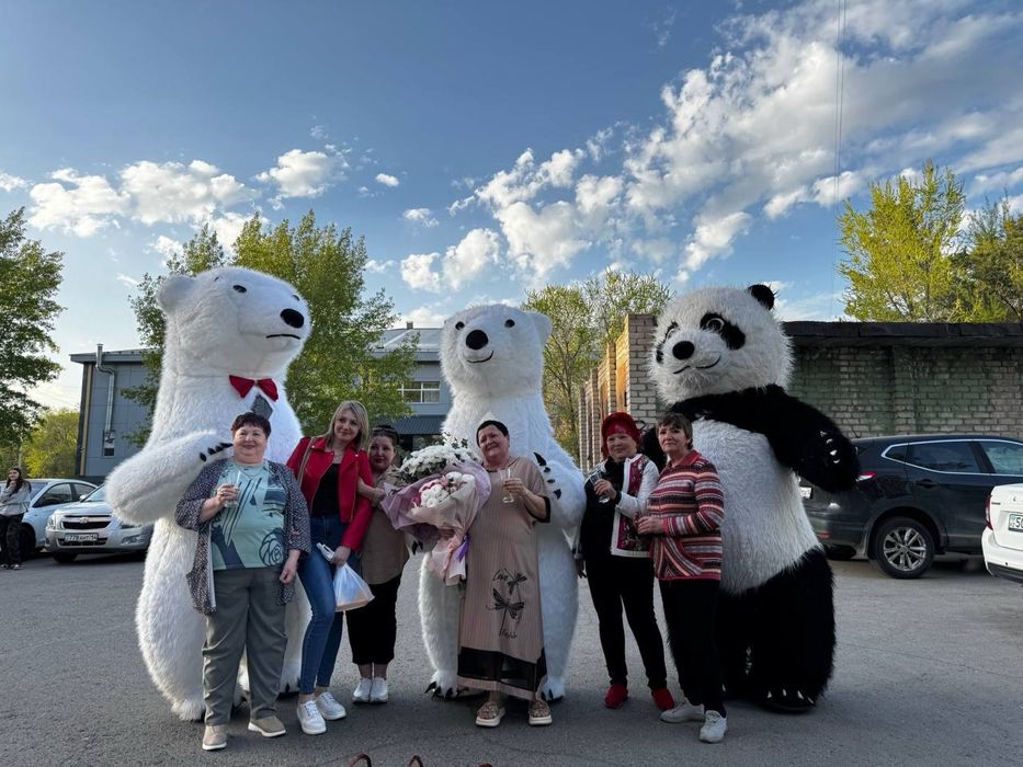 Аниматоры Павлодар. Поздравления от мишки Умки. Праздники