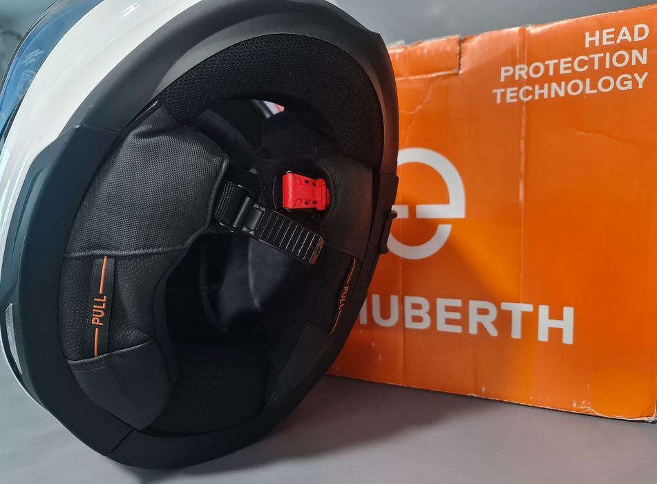 Casca moto Schuberth S3 mărime XS / S  (53cm) full face alb lucios