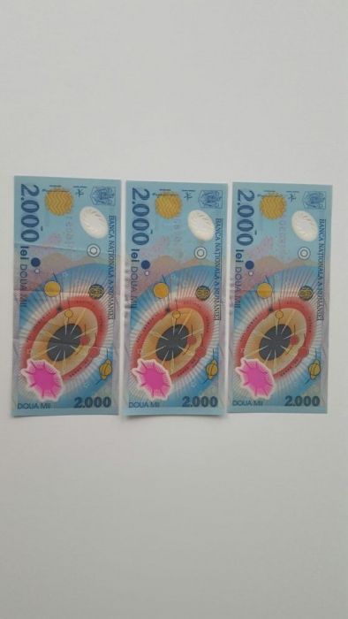 Bancnota de colectie 2000 lei din 1999