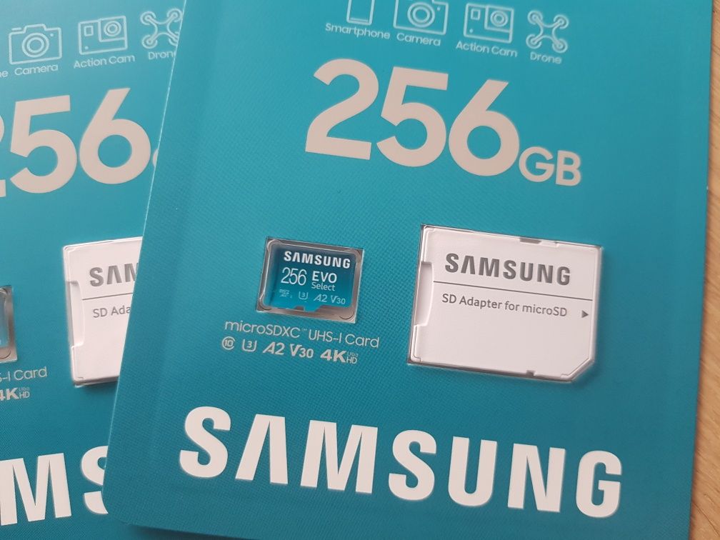 Micro SD card SD карта 256GB Samsung EVO Select 130 MB/s