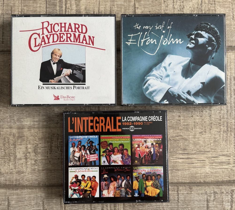 Cd Suede/Beach Boys/Beatles/Wings/Saragossa Band/Clayderman/Elton John