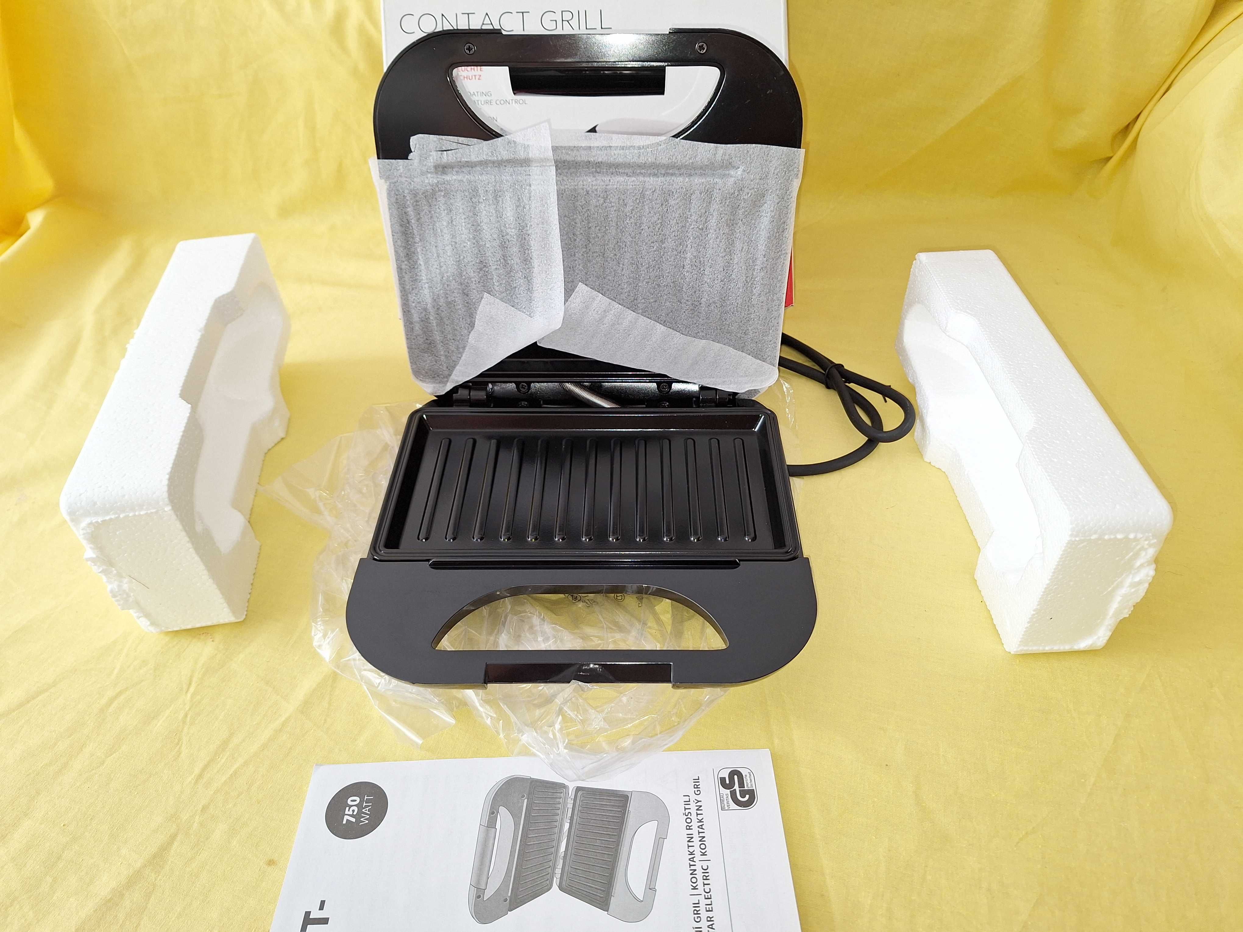 Gratar GRILL electric, putere 750 W, strat anti aderent