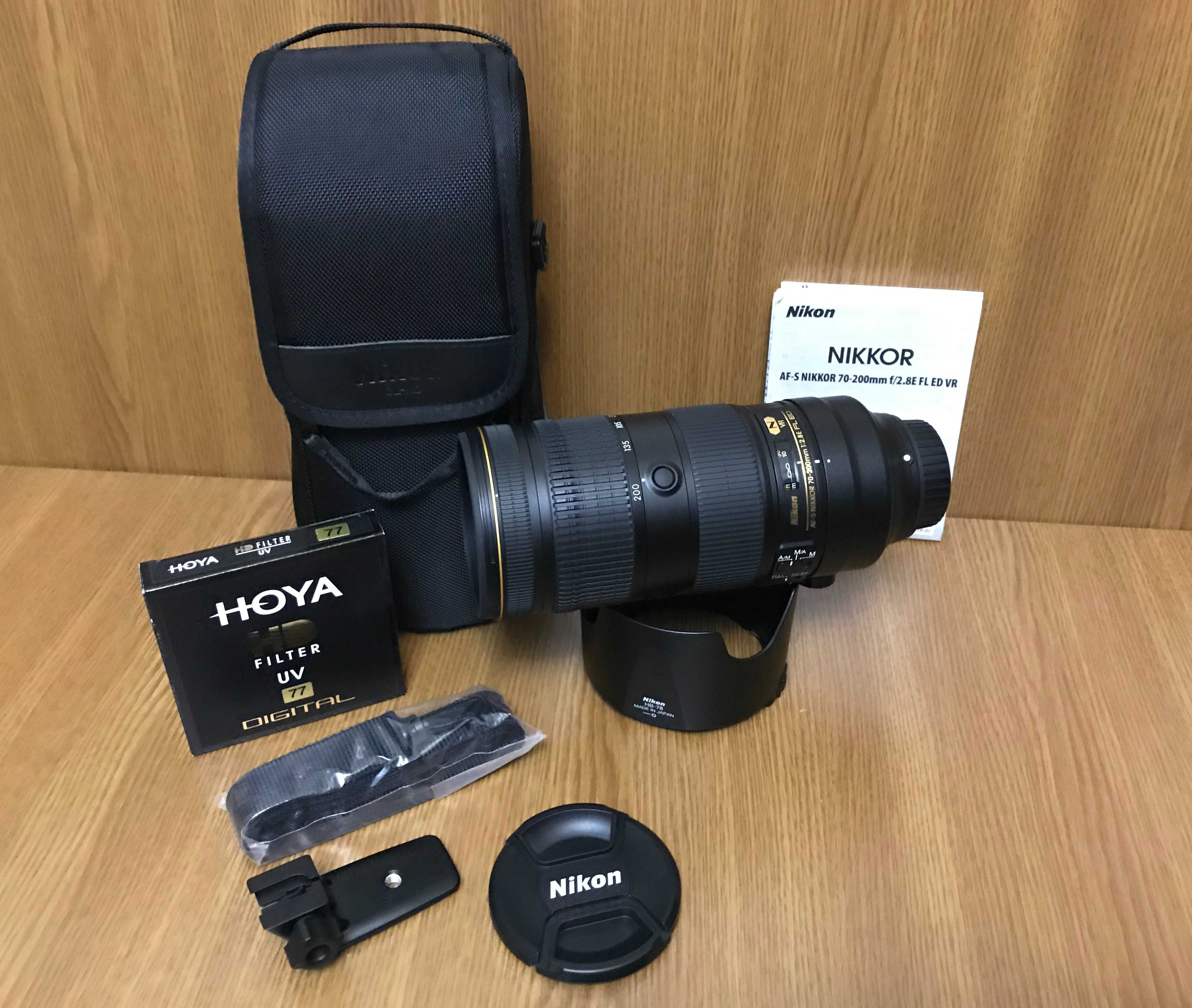 Nikon 70-200mm Obiectiv Foto DSLR F2.8 AF-S E FL ED VR