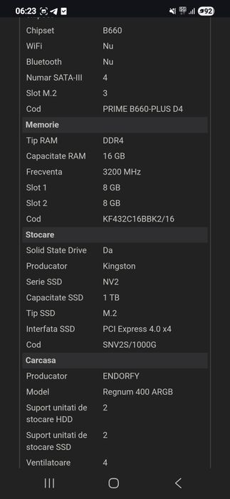 De vanzare pc gamin balaur de la pc garage
