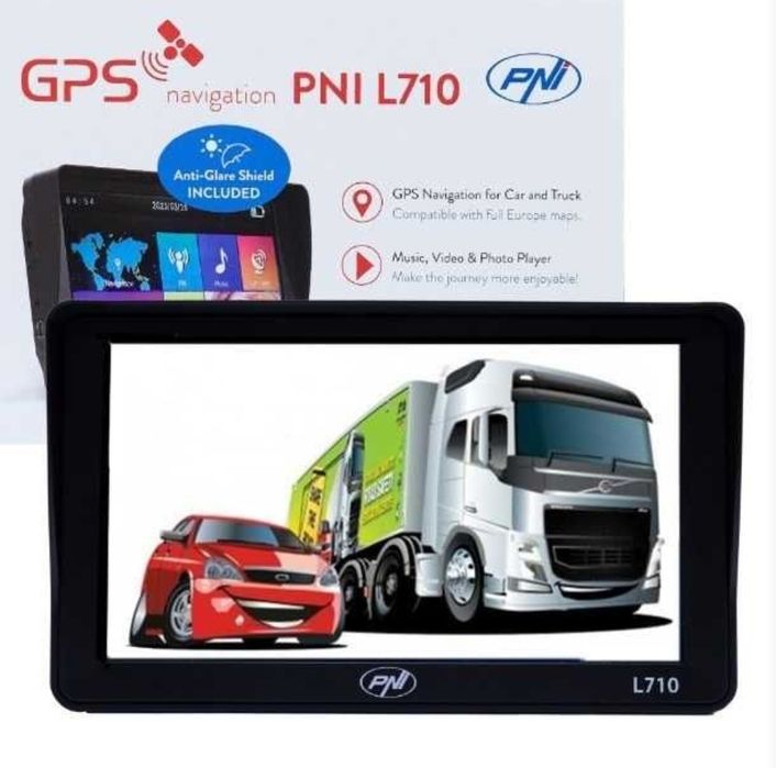 GPS Navigatii HD 7"GPS AUTO GPS TIR GPS Camion  IGO HARTI Europa 2025