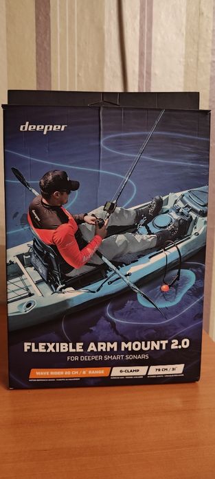 DEEPER Flexible Arm Mount 2.0 - мултифункционална стойка за лодка и ка