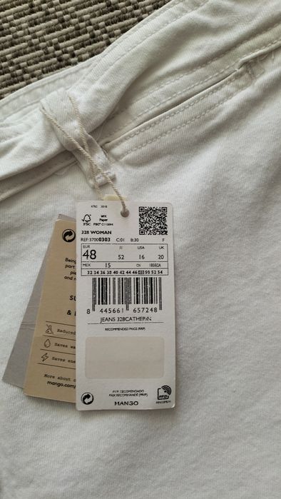 Blugi culotte Mango Catherine 48