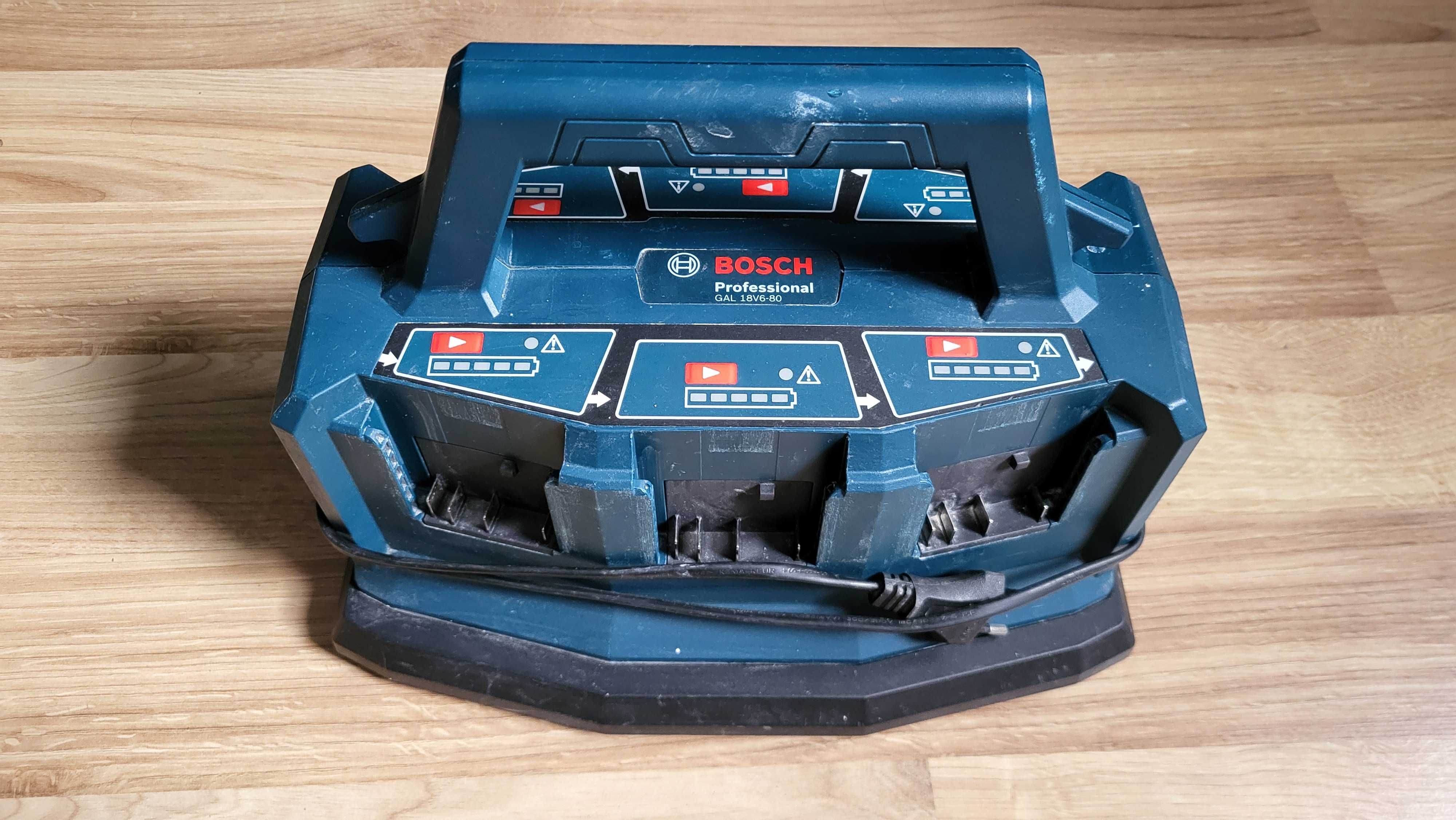 Bosch Incarcator rapid 6 porturi GAL 18V6-80 fuctional