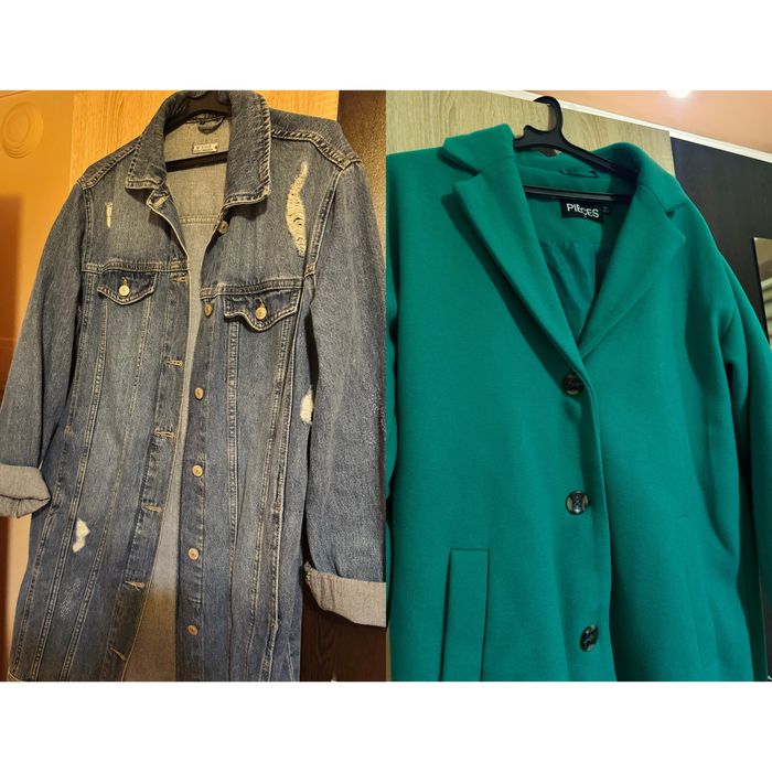 Дънково яке и палто Pieces