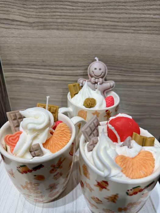 Ръчно изработени соеви свещички