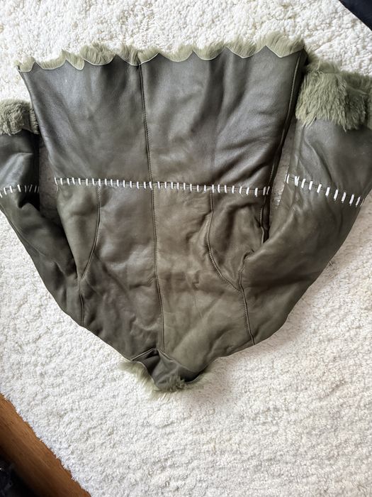 Cojoc de piele cu blana