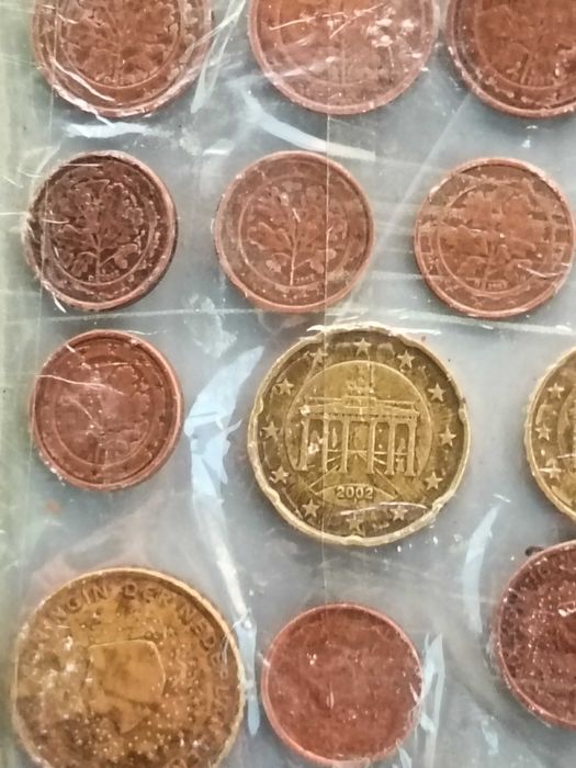 Продавам евро центове от 1999 до 2024 година и от 1 цент до 50 цента