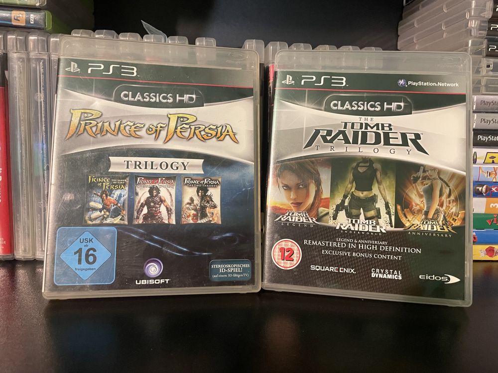 Tomb Raider/ Prince of Persia TRILOGY- PS3
