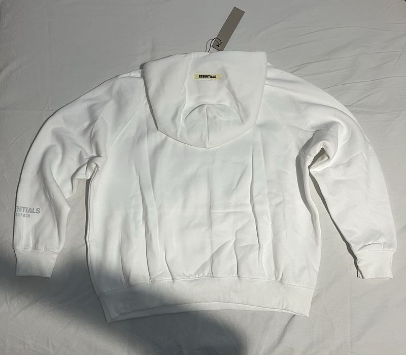 Hanorac essentials alb
