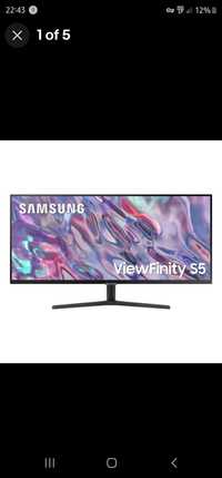 Monitor  SAMSUNG ViewFinity S5 , 34", WQHD,