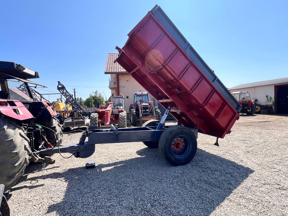 Remorca agricola tandem bena 7,7 t