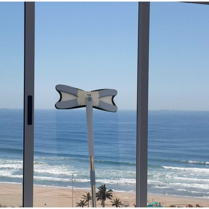 Mop Rotativ 360° cu Laveta Microfibra si Sistem Auto-Stoarcere Cap X