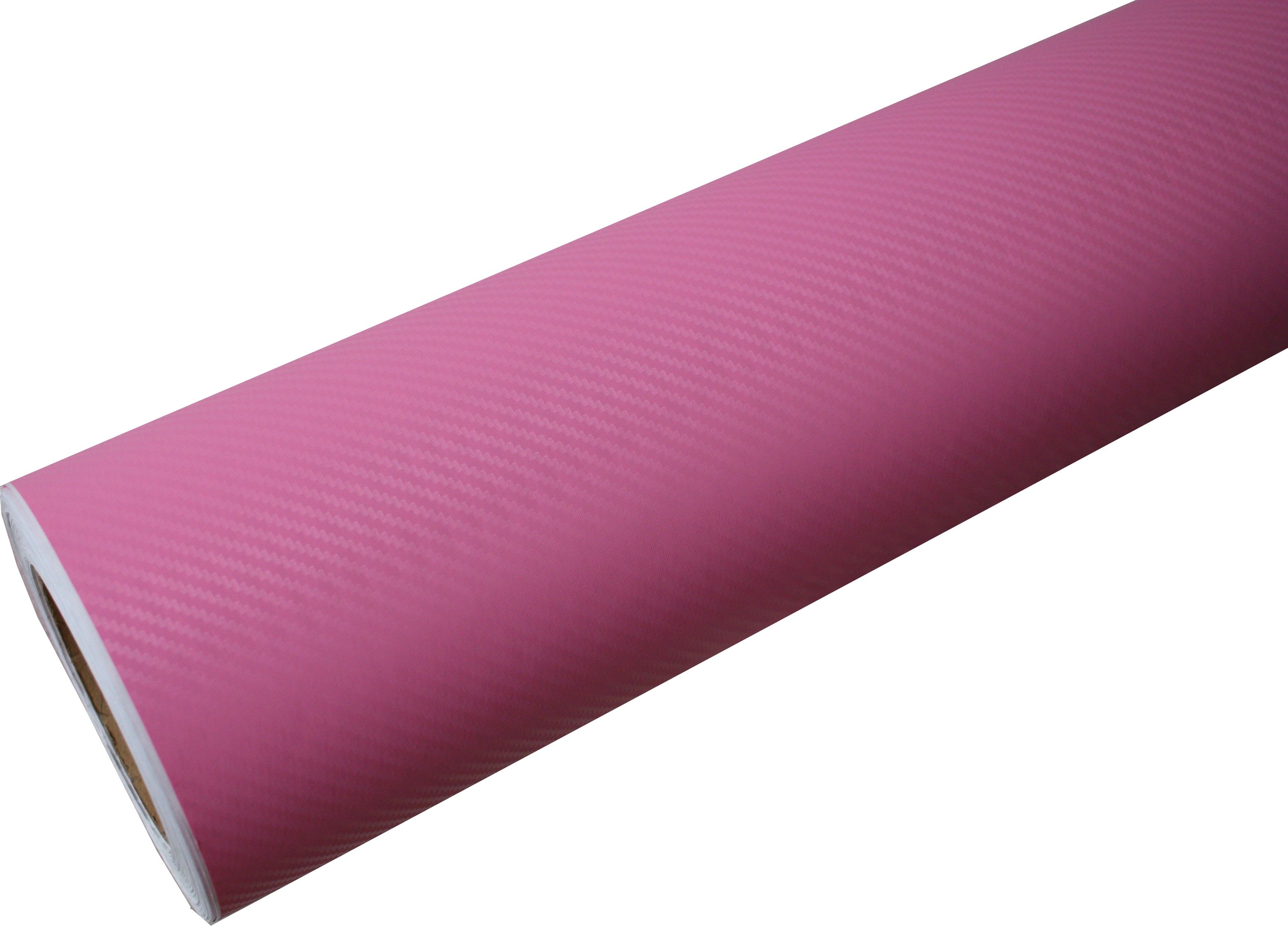 Folie auto carbon 3d texturata PINK - colant auto 1.27 / (30M)