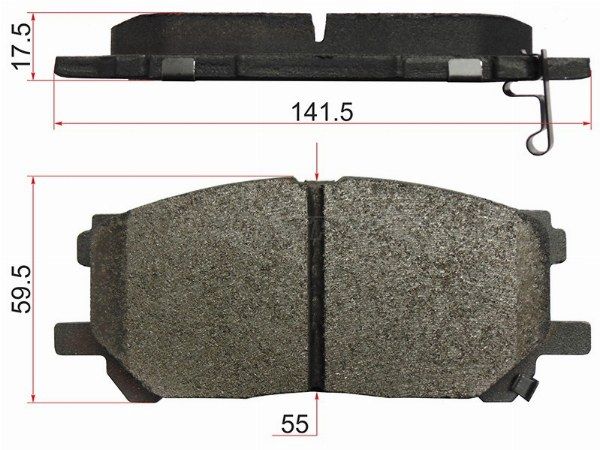 Колодки тормозные Toyota Harrier