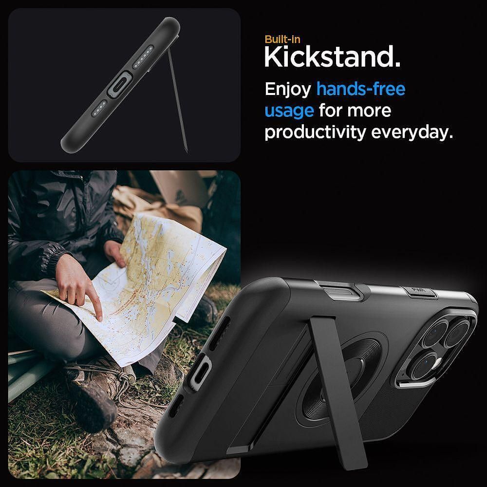 Кейс spigen slim armor mag magsafe за iphone 16 pro black