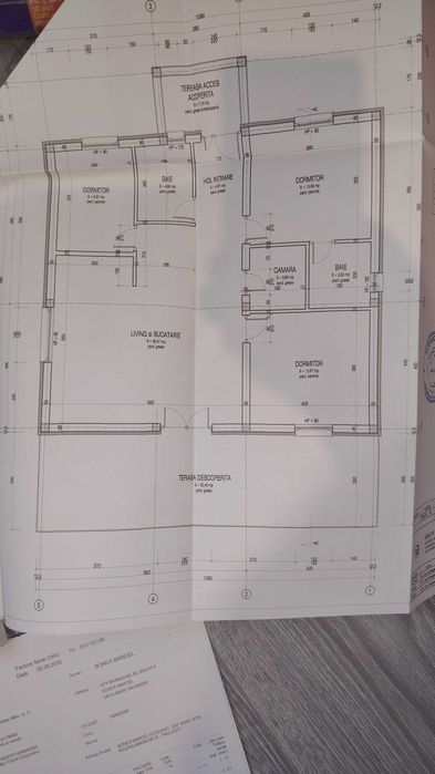 Teren  intravilan cu proiect de casa in Amati de vânzare
