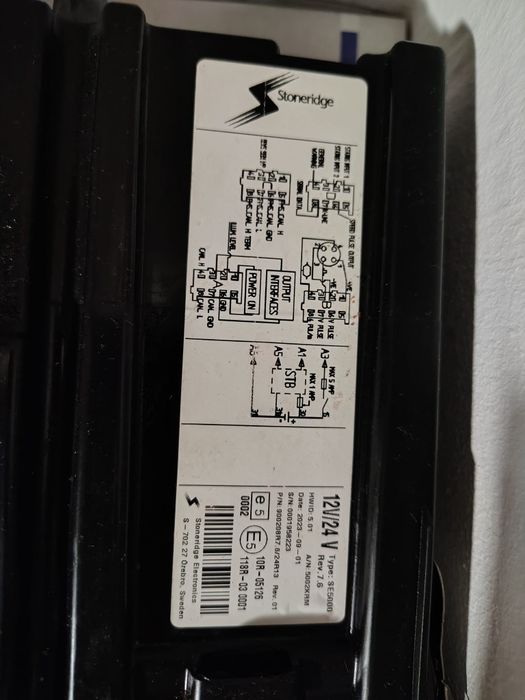 Vand tahografe 12-24 v vdo si stoneridge