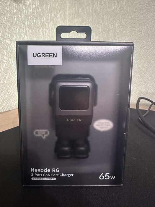 Зарядное устройство Ugreen Nexode RG 65W GaN черный
