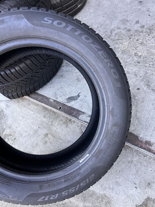 2 anvelope iarna 215/55/17 , Pirelli , 7 mm !