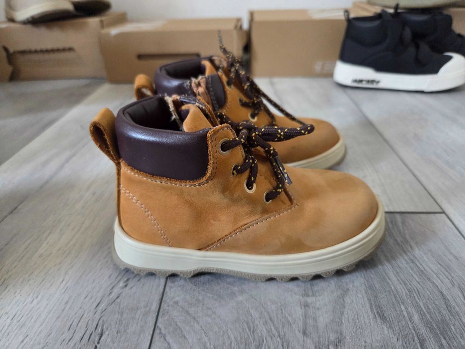 Ghete Zara din piele masura 23 unisex²