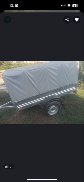 прицеп спутник 2.1х1.3 метра