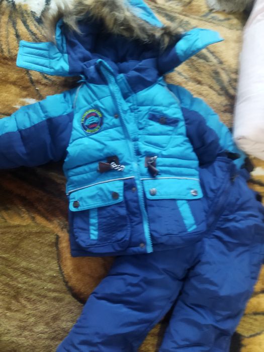 Зимний детский комбинезон