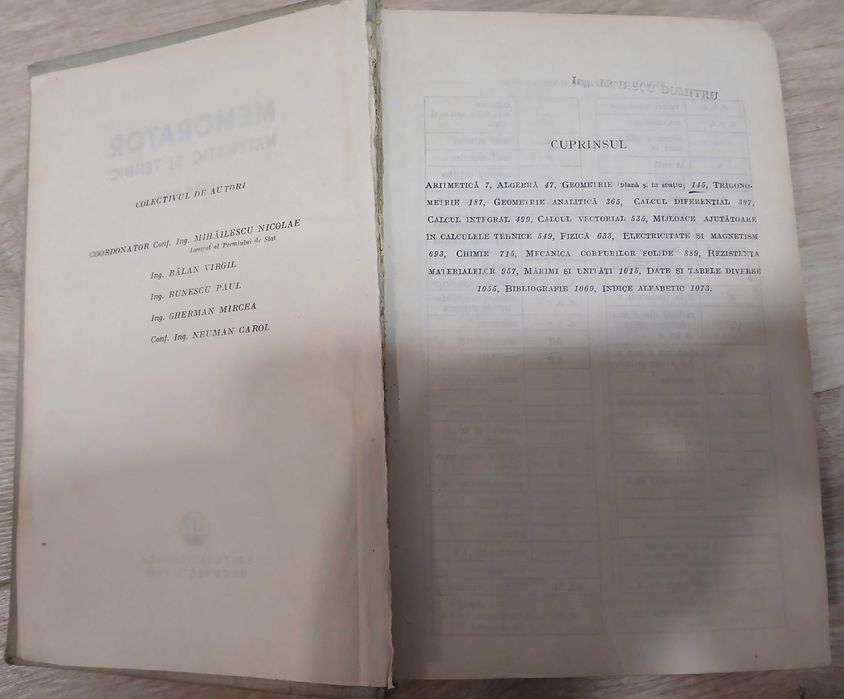 Carti vechi de matematica