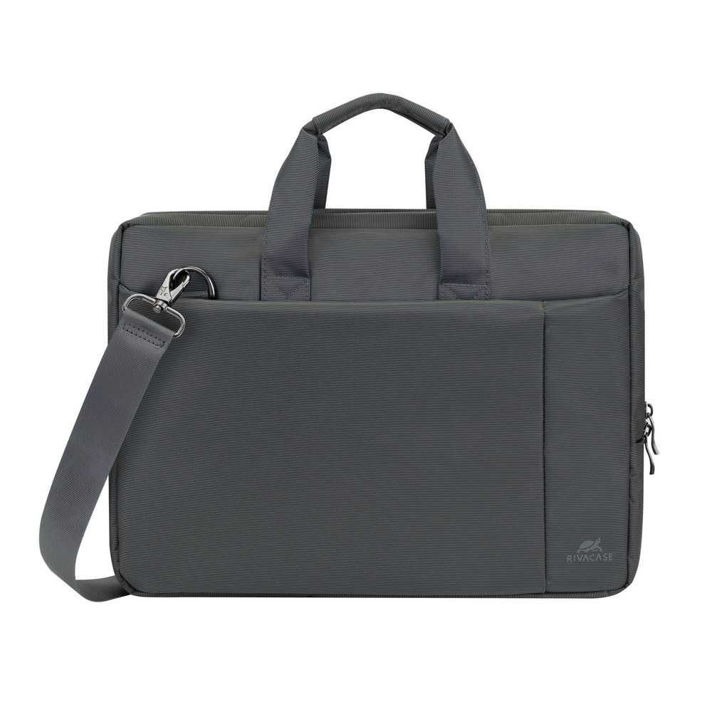 ^ Cумка RIVACASE 8231 grey Laptop bag 15,6" / 6