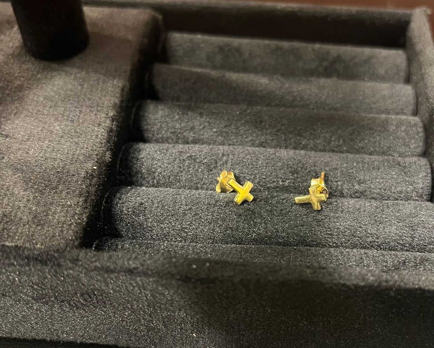 Hope Amanet P13 cercei AUR galben 14k 0.98 grame