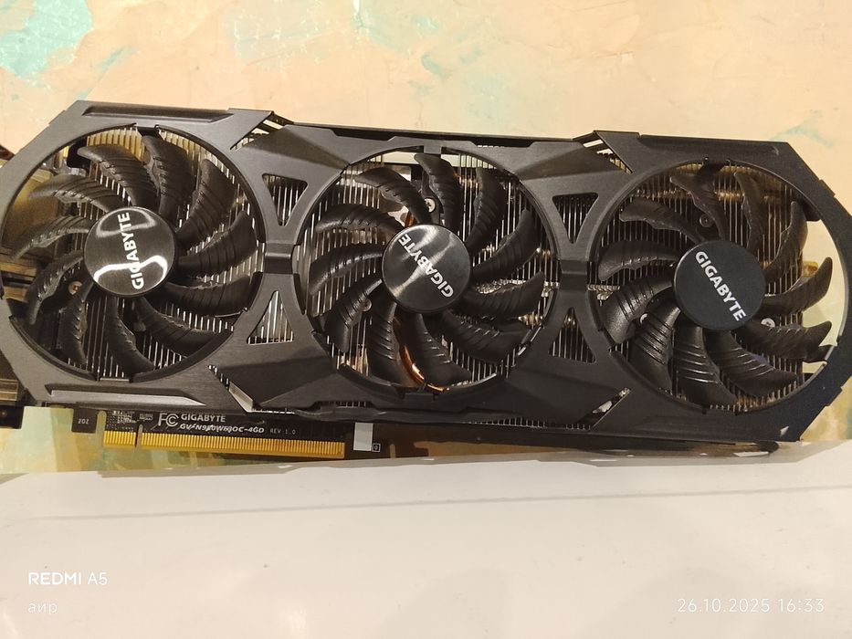 Видеокарта Gigabyte Geforce GTX 980 WindForce G1 Gaming 4096 МБ